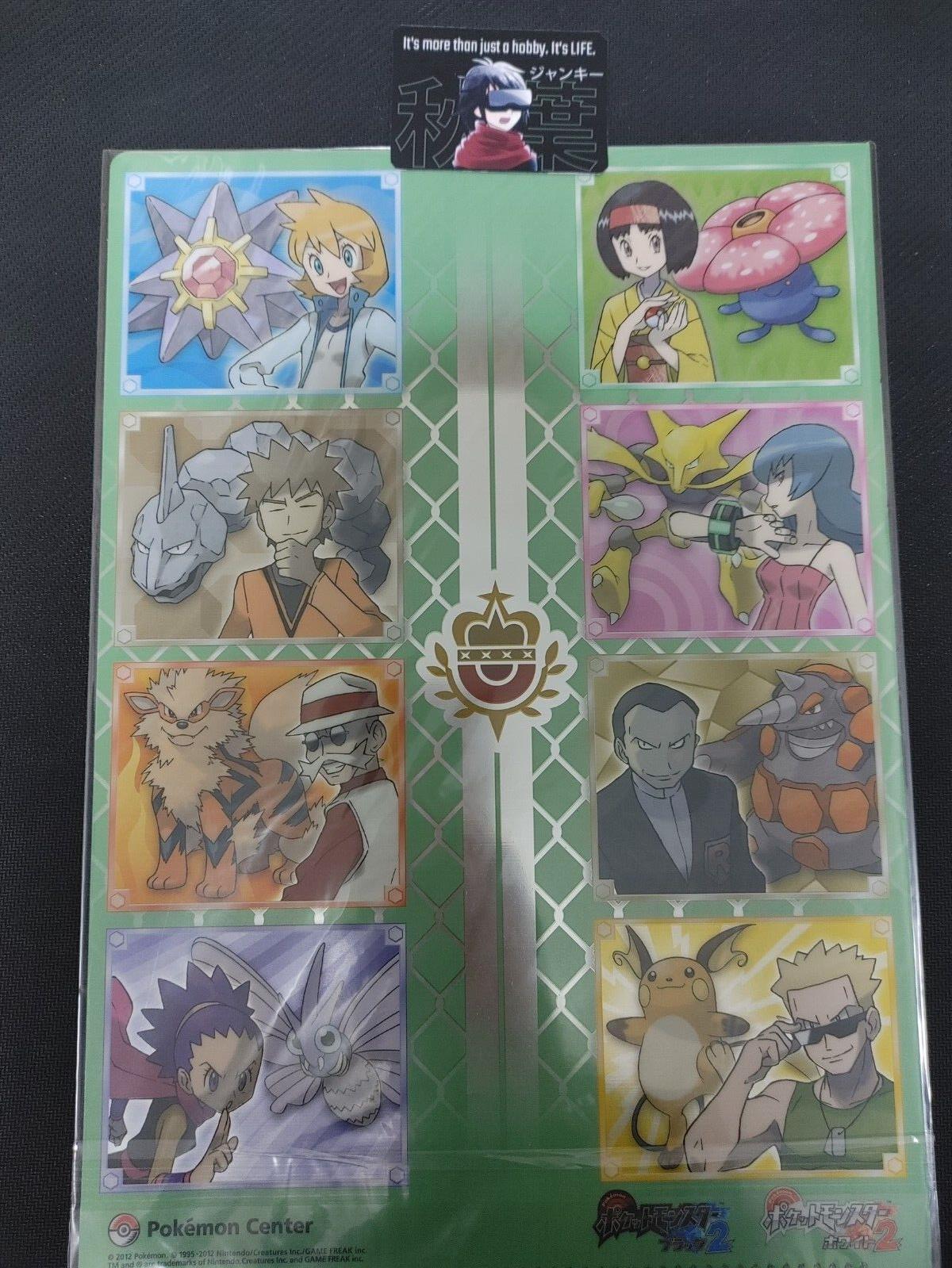 Pokemon Kanto Gym Leaders Clear File Design GOODS JAPAN Release