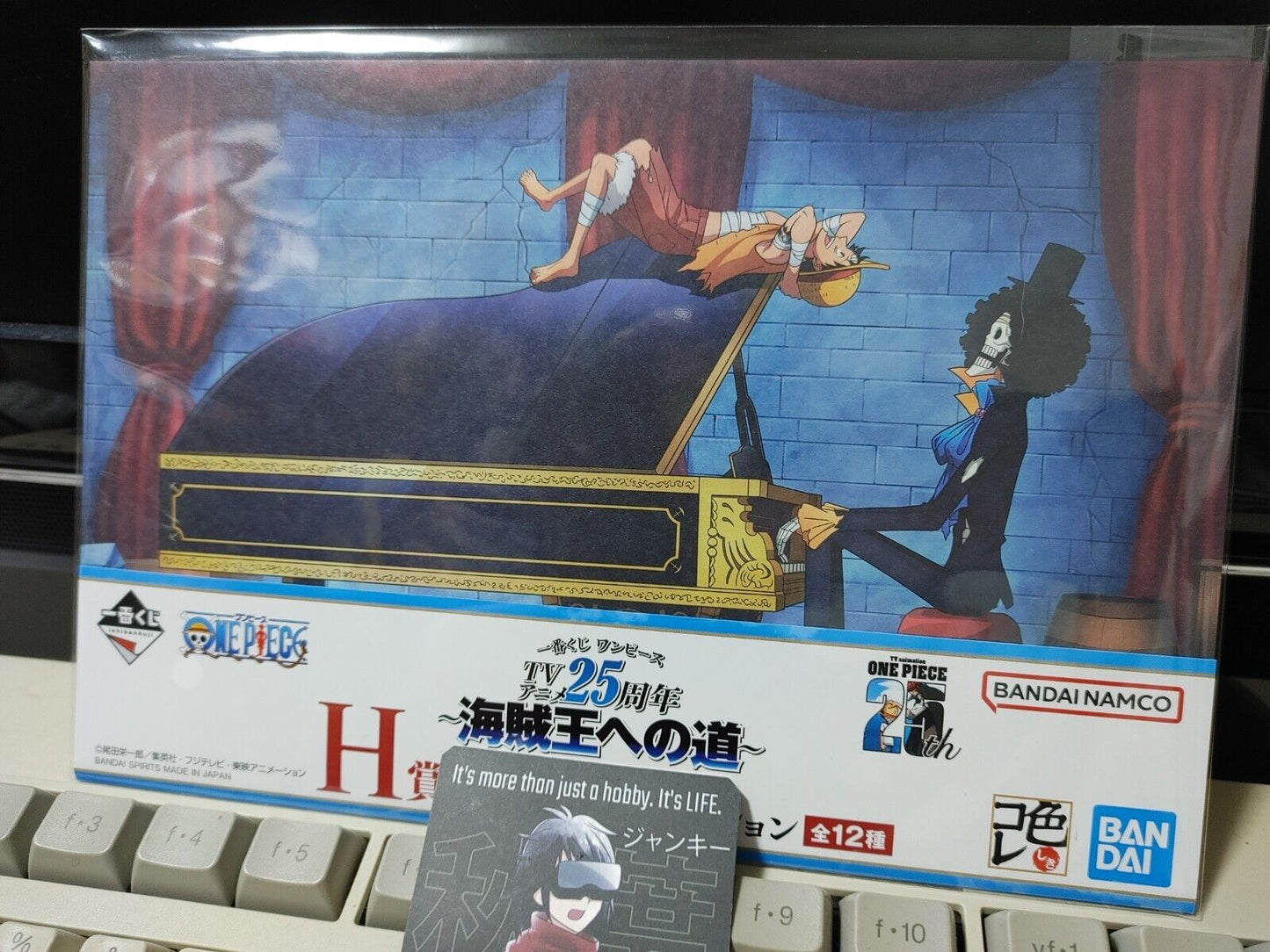 One Piece Animation Cel Print Style Scene Board 25th Luffy Brook F Japan Limited