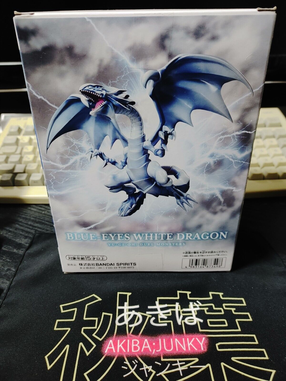 Yu-Gi-Oh! Blue Eyes White Dragon Red Eyes Black Dragon Figure Set JAPAN IN BOX