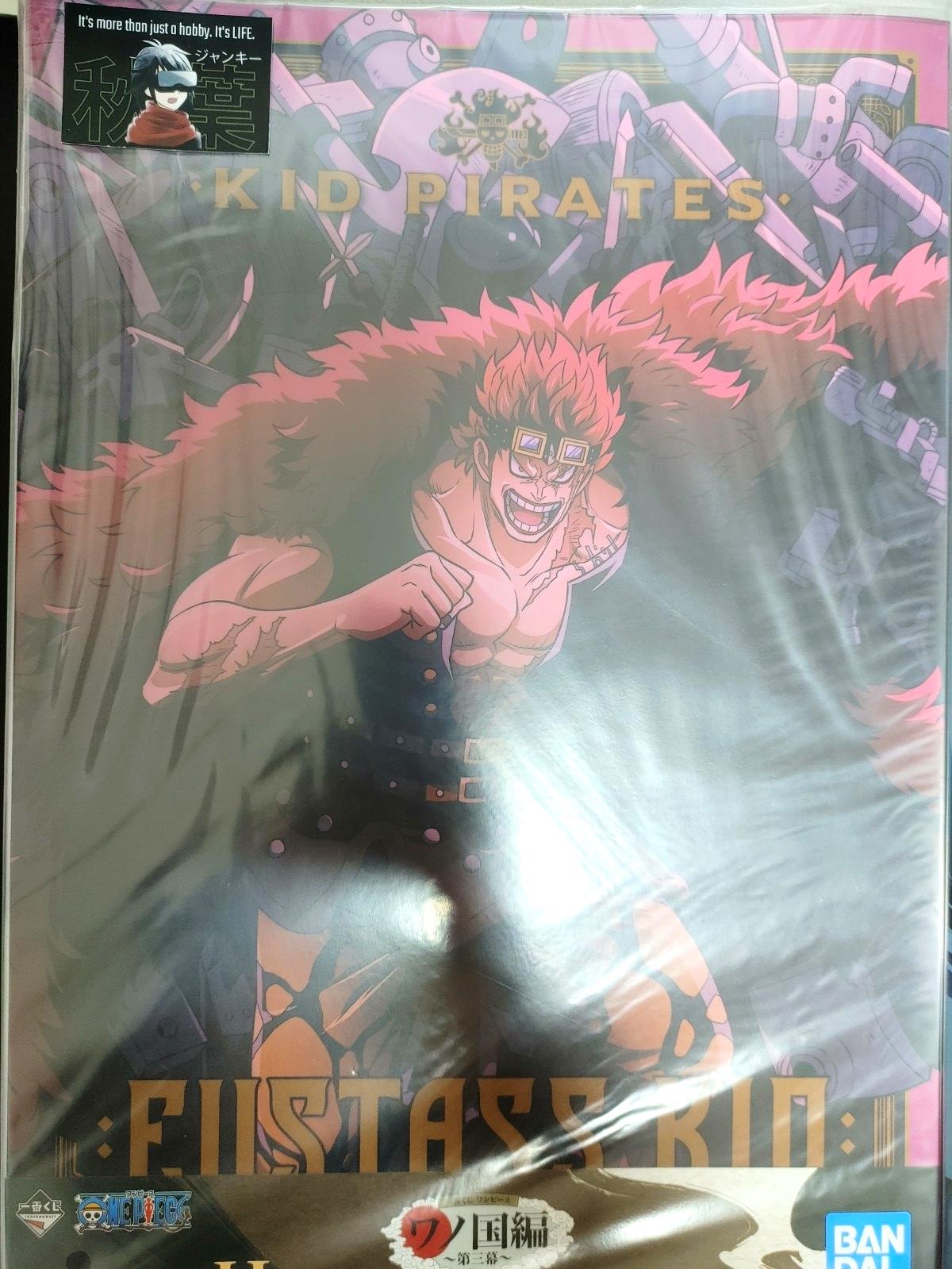 One Piece Anime Collectible Visual Poster Board Eusatass Kid C JAPAN