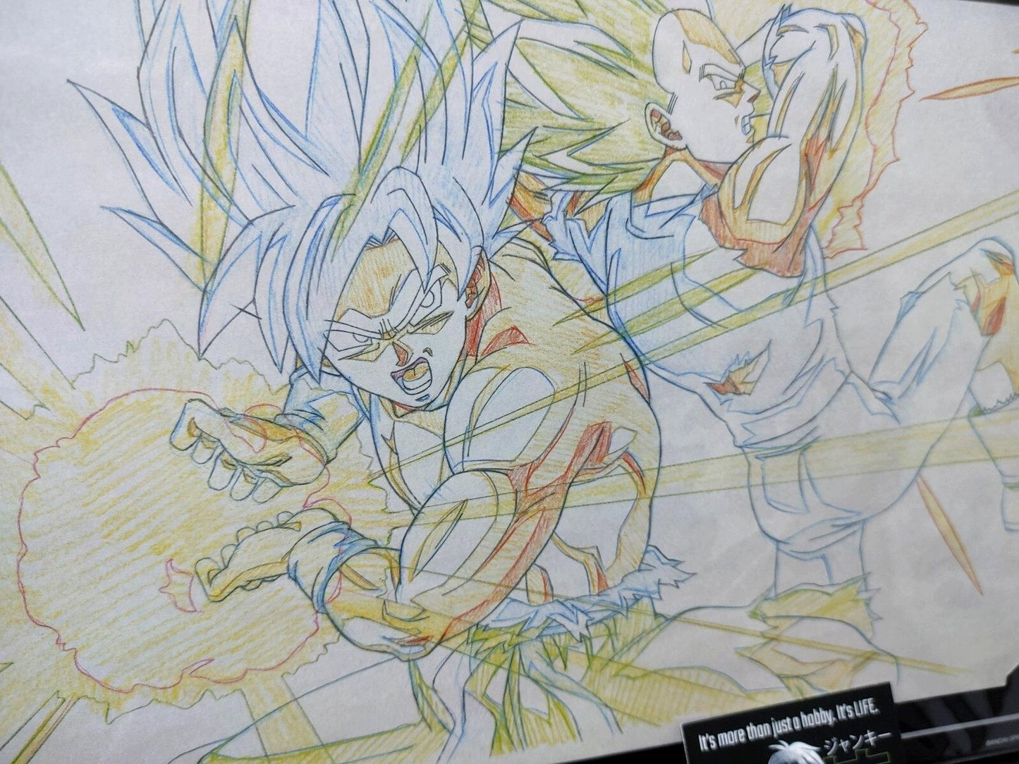 Dragon ball Cel Print Goku Vegeta Kamehameha Anime B Animation JAPAN