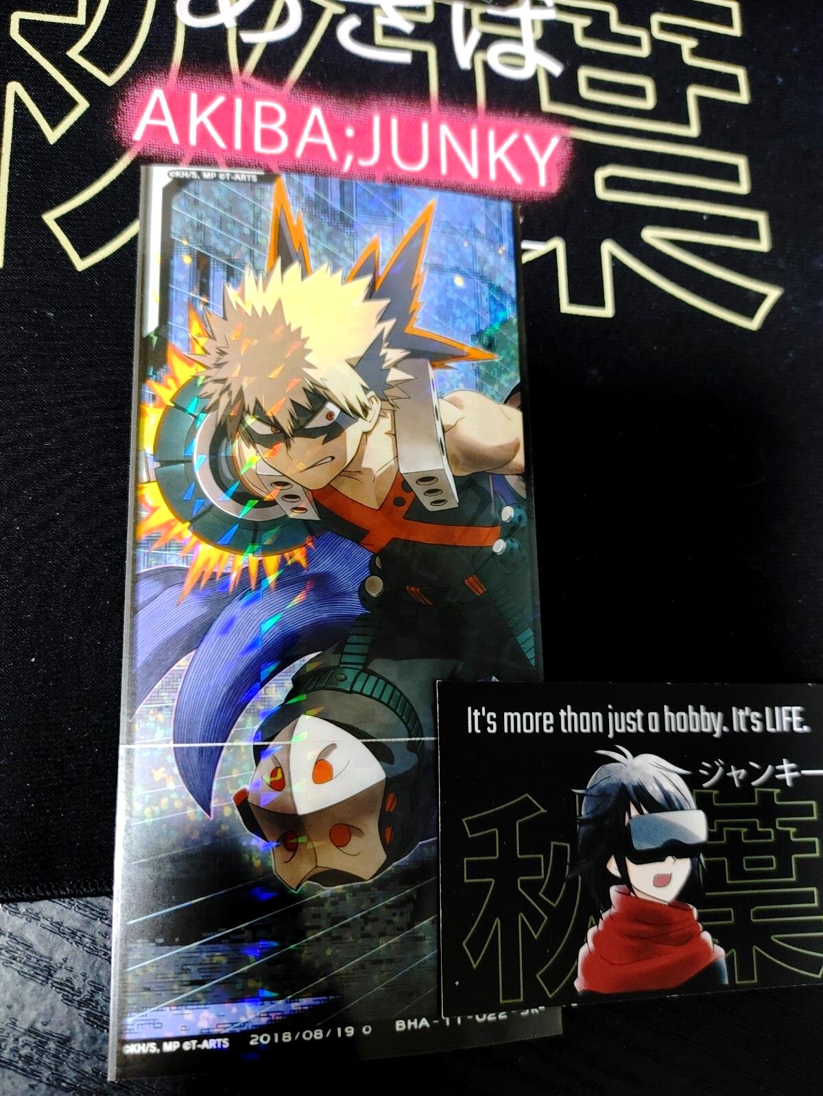 My Hero Academia Heroes Battle Rush Card Bakugo BHA-11-022 SR Full Art Japan