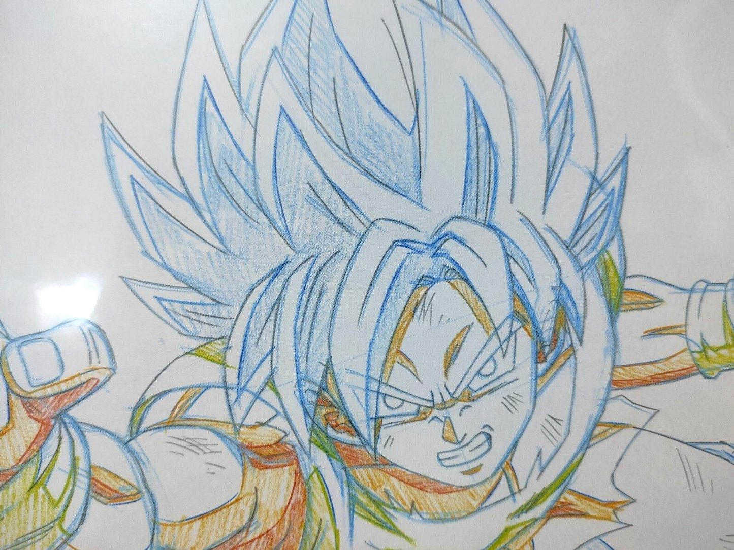 Dragon Ball Cel Print Goku Super Saiyan Anime JAPAN E Animation Limited
