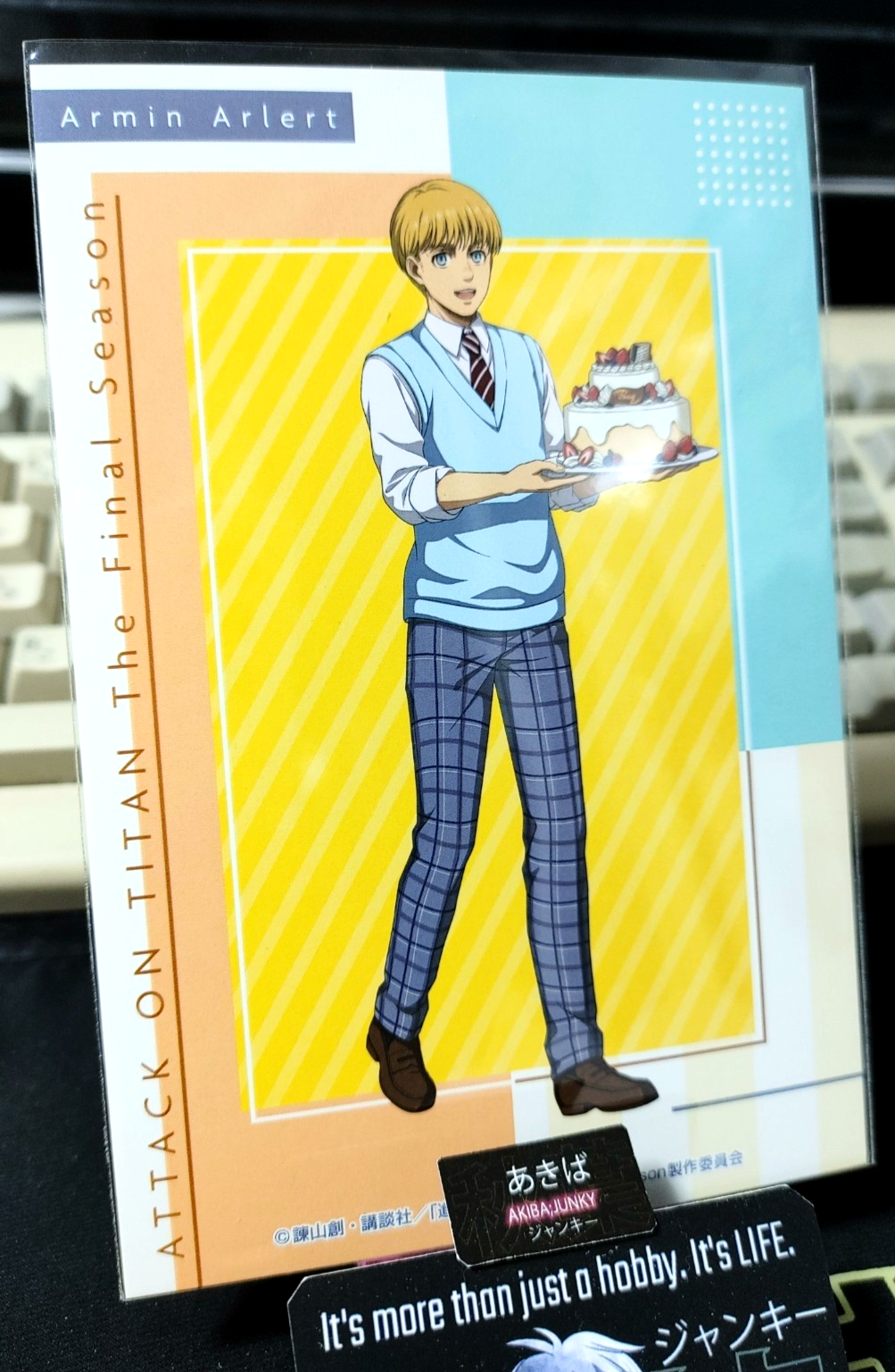 Attack on Titan Armin Collab Alt Art Promo Hagaki Card B JAPAN
