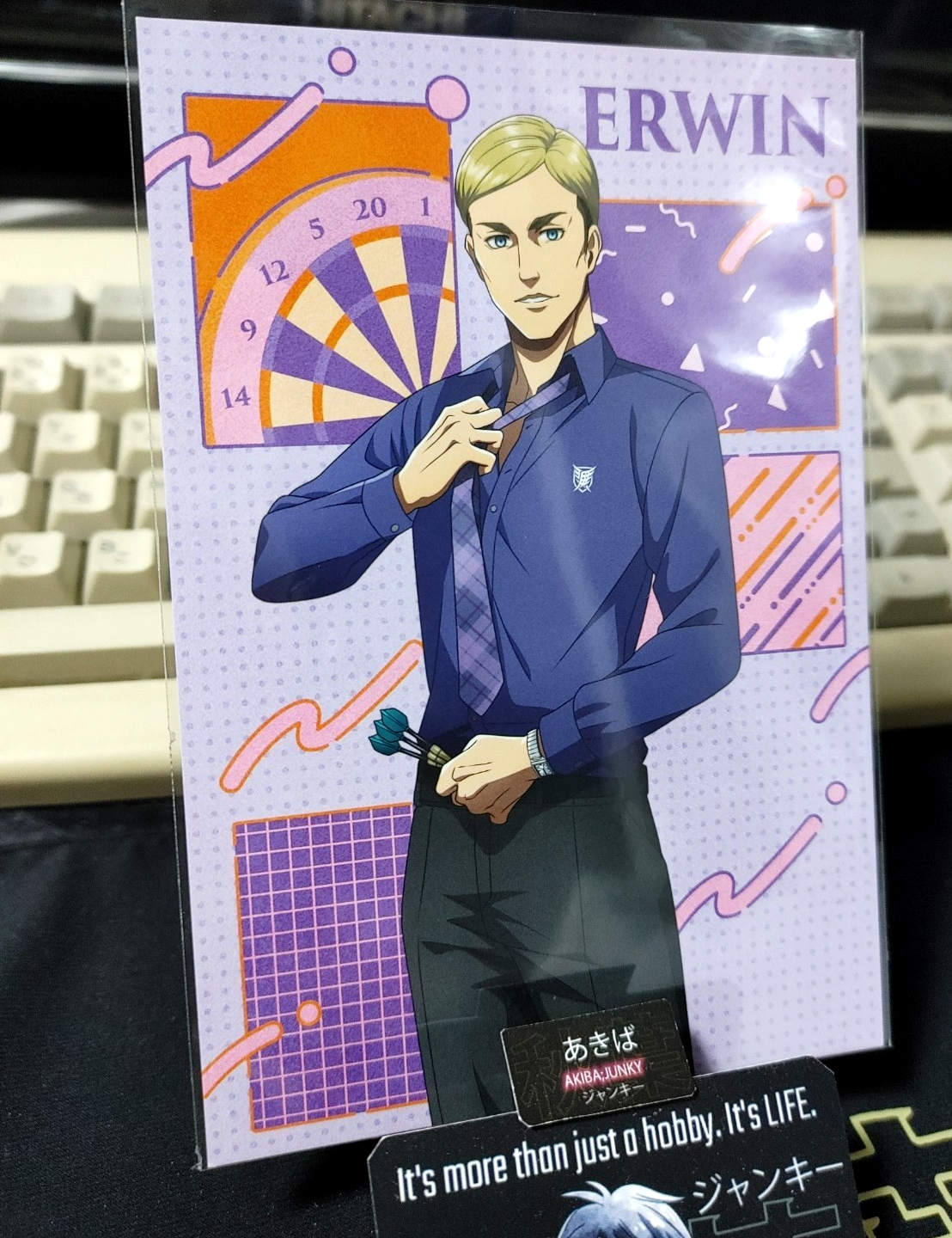 Attack on Titan Erwin Collab Alt Art Promo Hagaki Card JAPAN