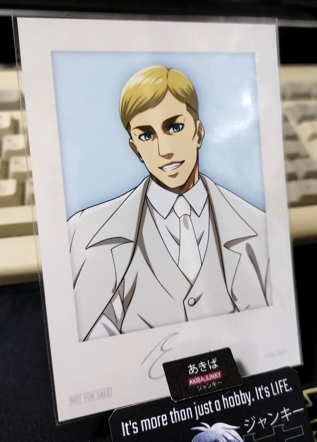 Attack on Titan Erwin Collab Alt Art Promo Card E JAPAN