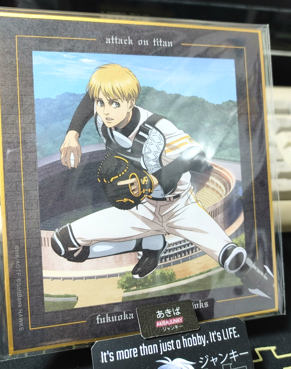 Attack on Titan Armin Collab Alt Art Promo Shikishi Display A JAPAN