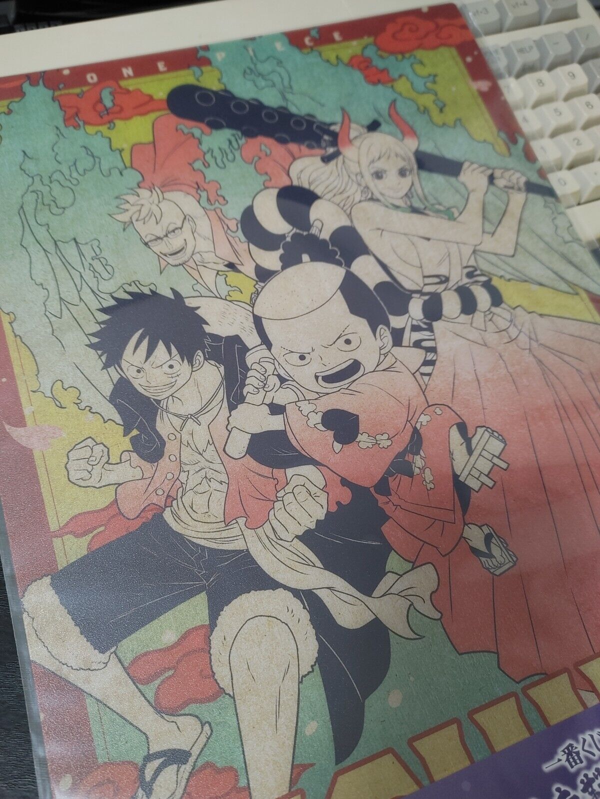 Anime One Piece Visual Sheet Graphic Board F-1 Japan Release Limited