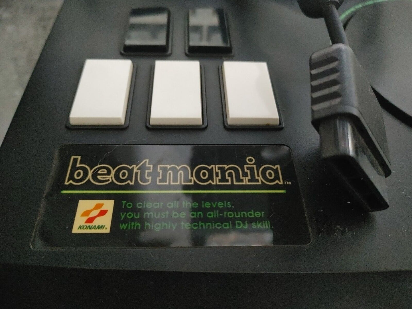 Konami Beatmania DJ Station ASCII PS1 PS2 PlayStation Controller Japan Iimport