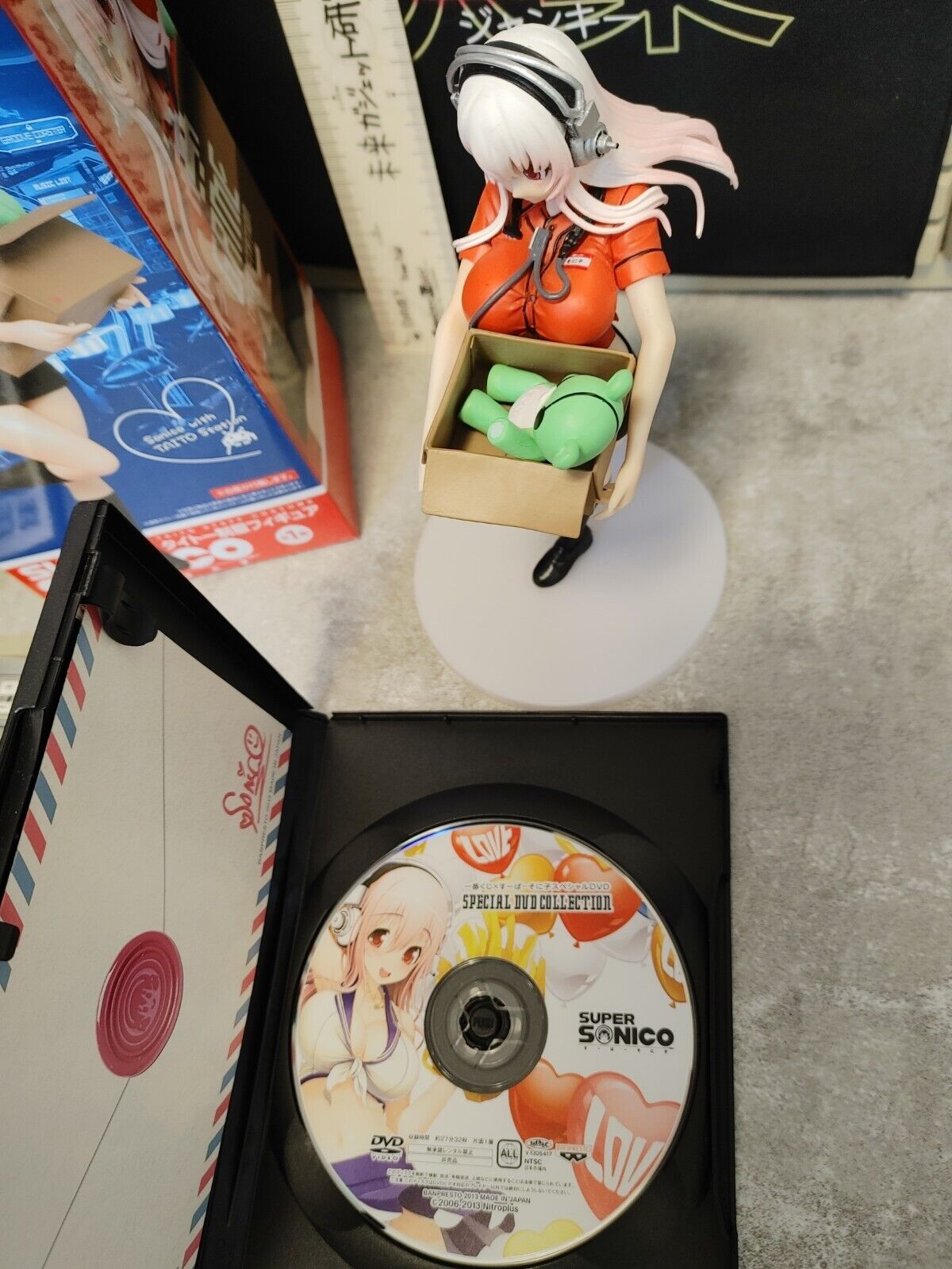 Super Sonico Figure Taito Sexy Outfit Special DVD collection lot Japan