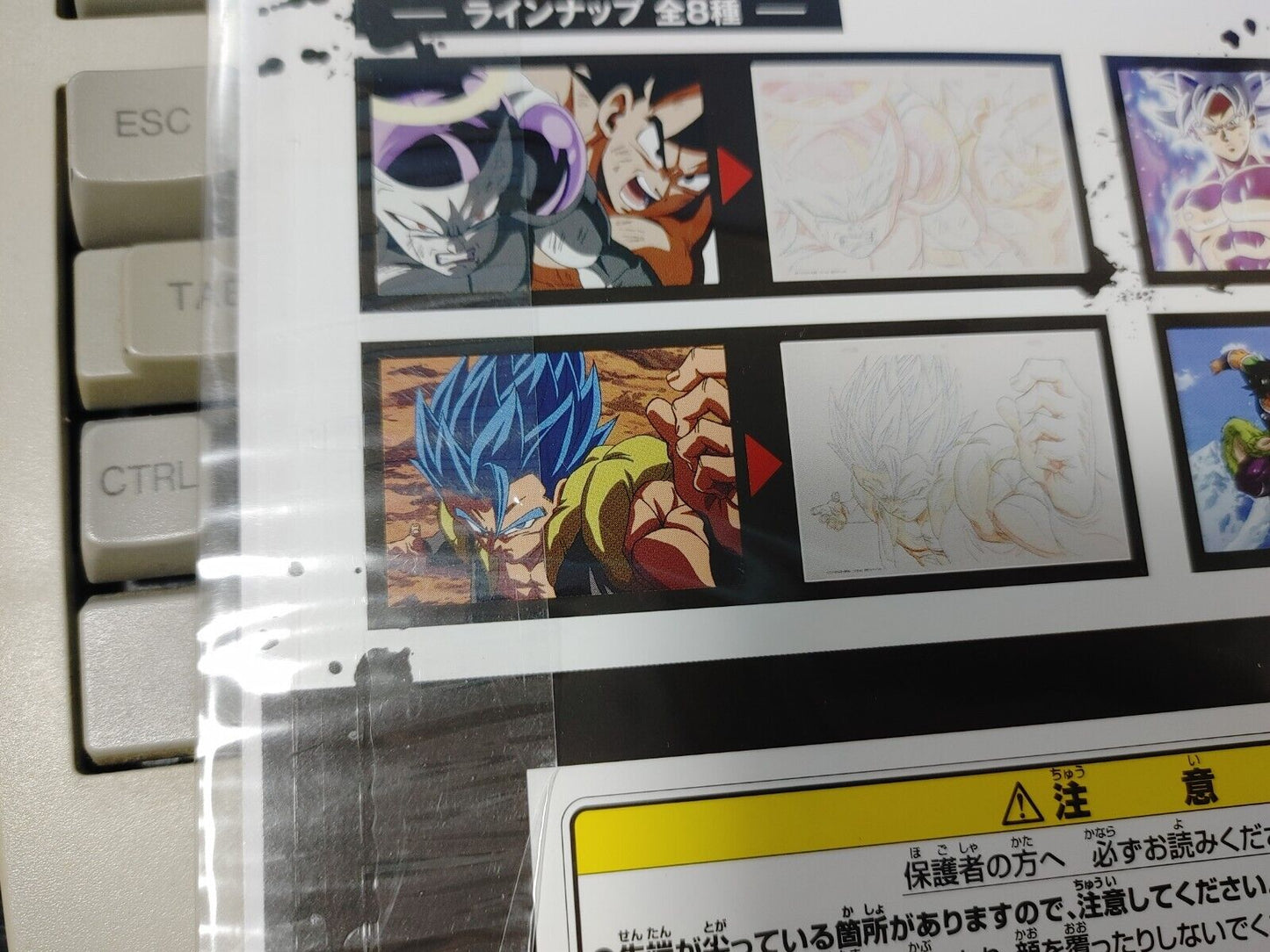 Dragon ball Animation Cel Print Gogeta Anime Japan Limited Release
