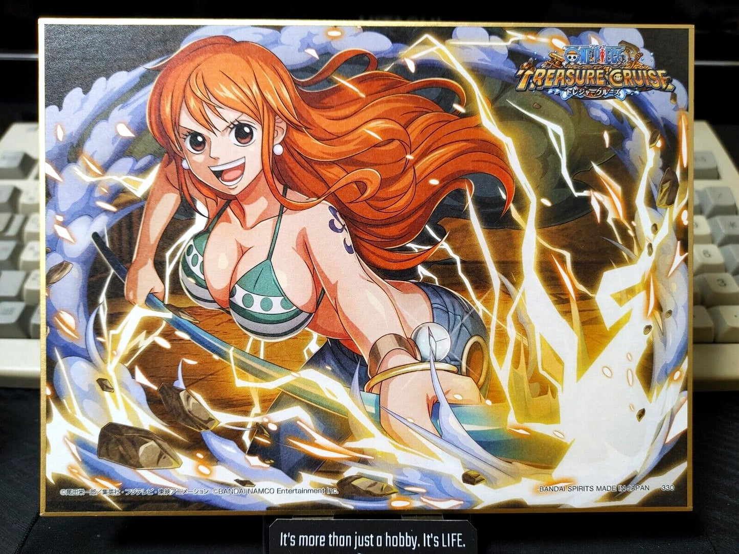 Anime One Piece Animation Nami TC Art Design Panel Board Shikishi Japan Limited