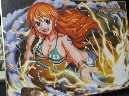 Anime One Piece Animation Nami TC Art Design Panel Board Shikishi Japan Limited