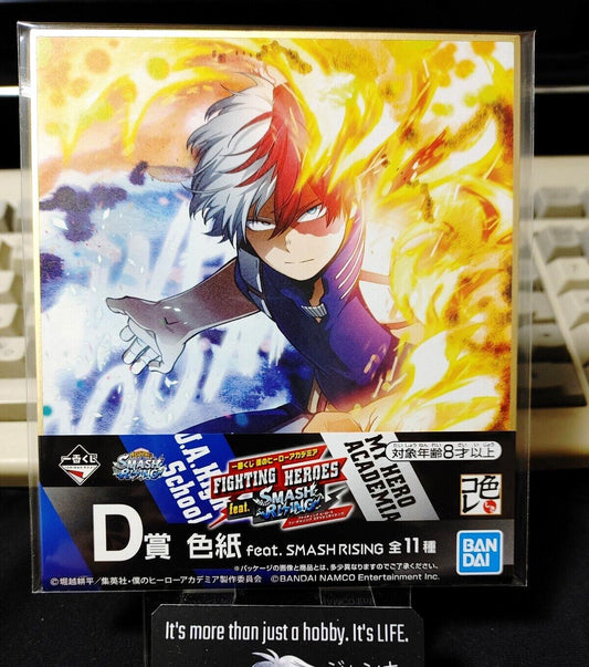 My Hero Academia Anime Shikishi Art Panel Todoroki Japan Limited Release