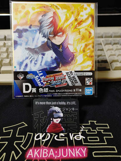 My Hero Academia Anime Shikishi Art Panel Todoroki Japan Limited Release