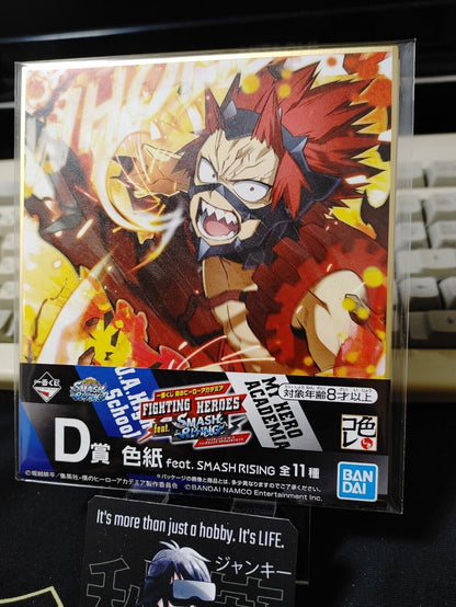 My Hero Academia Anime Shikishi Art Panel Kirishima Japan Limited Release