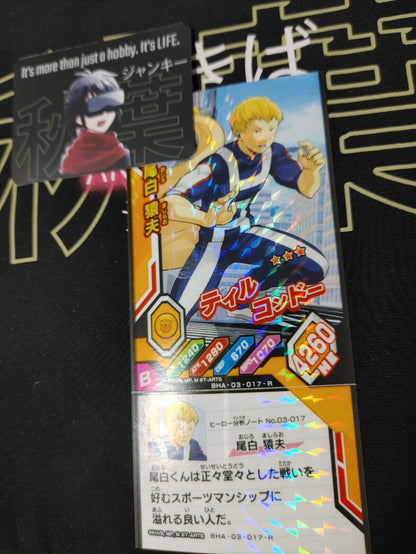 My Hero Academia Heroes Battle Rush Card Mashirao Ojiro BHA-03-017-R Japan