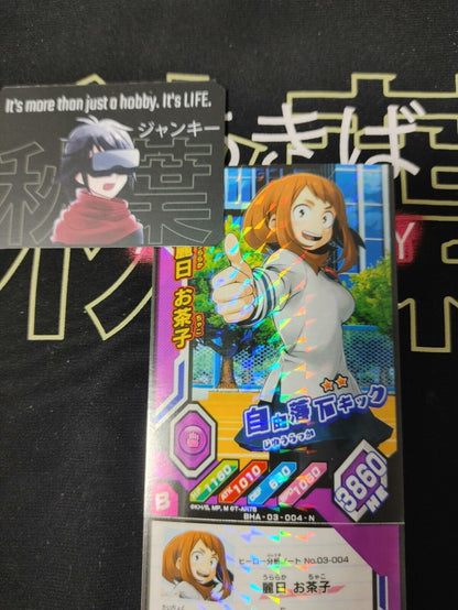 My Hero Academia Heroes Battle Rush Card Ochaco Uraraka BHA-03-004-N Sign Japan