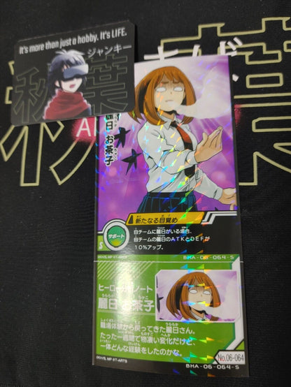 My Hero Academia Heroes Battle Rush Card Ochaco Uraraka BHA-06-064-S Sign Japan