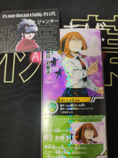 My Hero Academia Heroes Battle Rush Card Ochaco Uraraka BHA-06-064-S Sign Japan