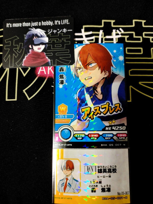 My Hero Academia Heroes Battle Rush Card Shoto Todoroki BHA-05-007-N B Japan