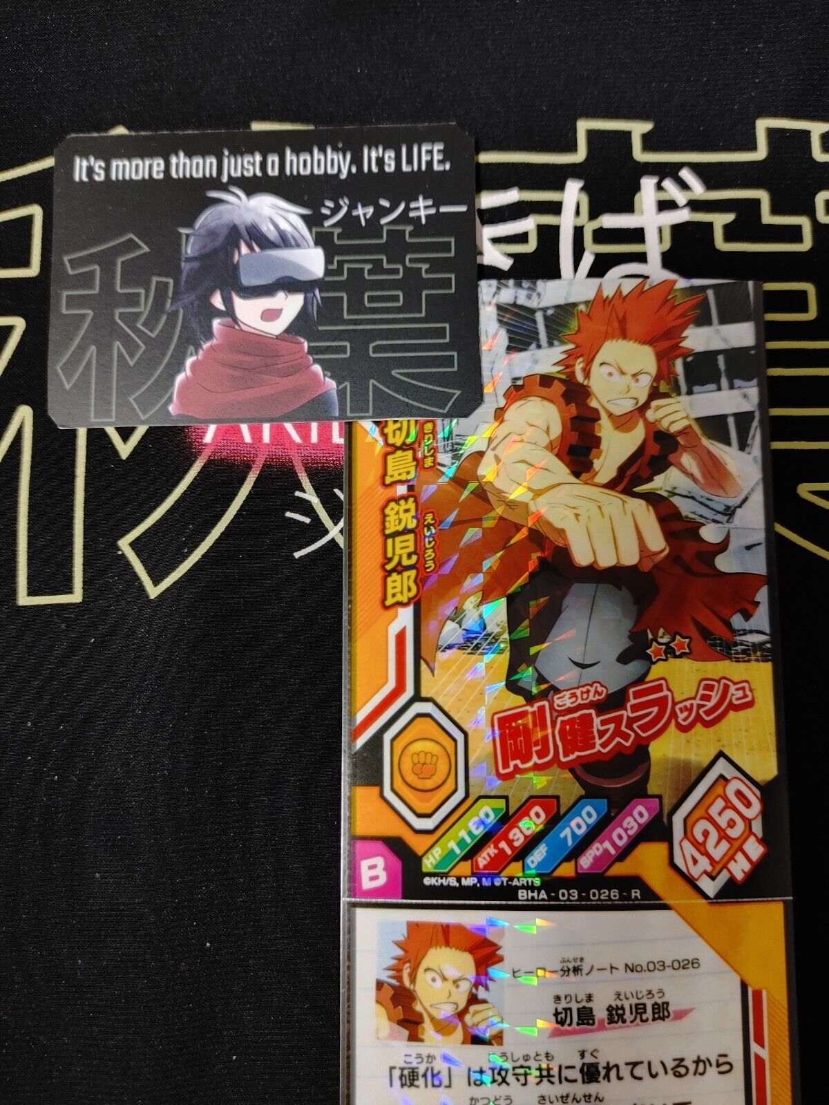 My Hero Academia Heroes Battle Rush Card Eijiro Kirishima BHA-03-026-R Japan