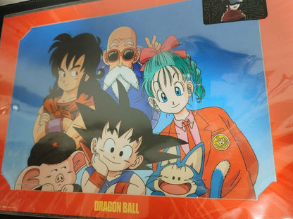 Anime Dragon ball Animation Cel Goku Bulma Roshi Yamcha Japan Limited Release