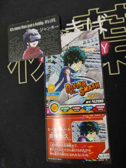 My Hero Academia Heroes Battle Rush Card Midoriya Deku BHA-06-020-R Japan