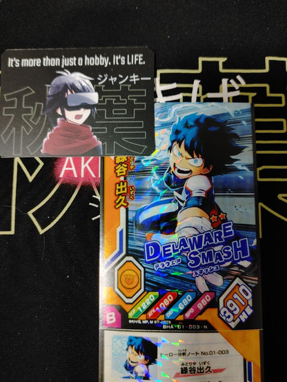 My Hero Academia Heroes Battle Rush Card Midoriya Deku BHA-01-003-N Japan