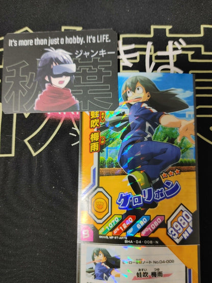 My Hero Academia Heroes Battle Rush Card Tsuyu Asui BHA-04-008-N Japan