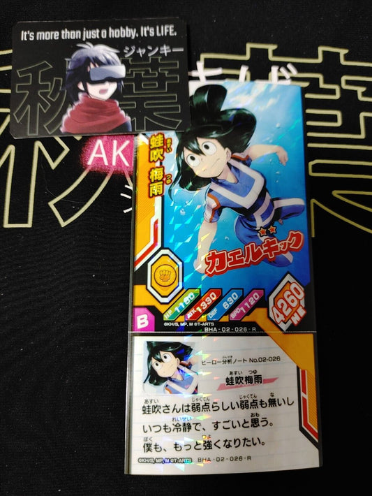 My Hero Academia Heroes Battle Rush Card Tsuyu Asui BHA-02-026-R Japan