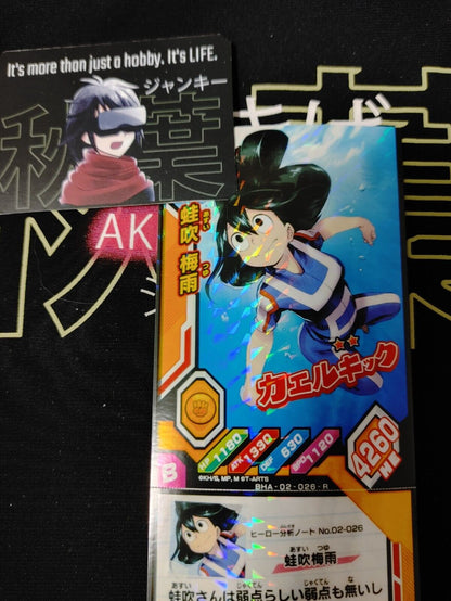 My Hero Academia Heroes Battle Rush Card Tsuyu Asui BHA-02-026-R Japan