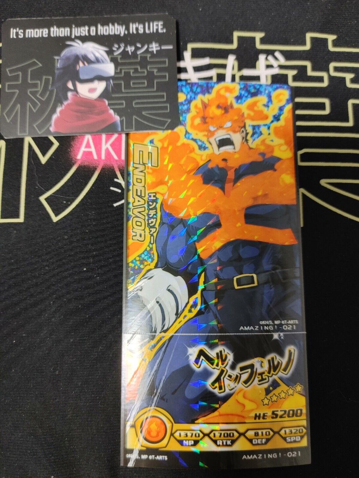 My Hero Academia Heroes Battle Rush Card Endeavor Amazing-021 Full Art Japan