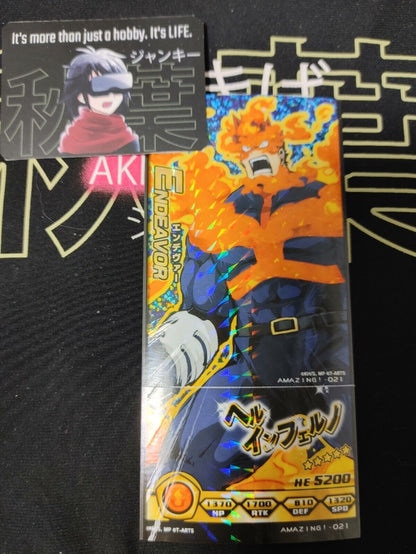 My Hero Academia Heroes Battle Rush Card Endeavor Amazing-021 Full Art Japan