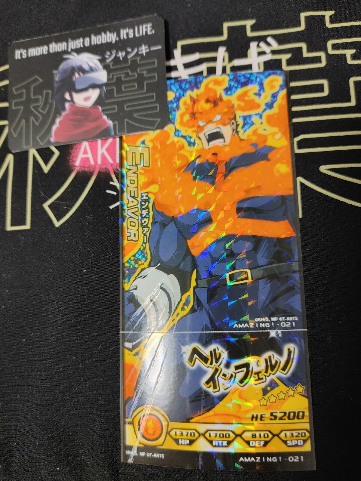 My Hero Academia Heroes Battle Rush Card Endeavor Amazing-021 Full Art Japan