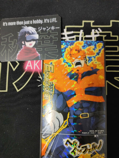 My Hero Academia Heroes Battle Rush Card Endeavor Amazing-021 Full Art Japan