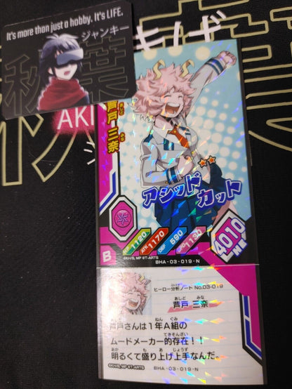 My Hero Academia Heroes Battle Rush Card Mina Ashido 03-019-N Japan