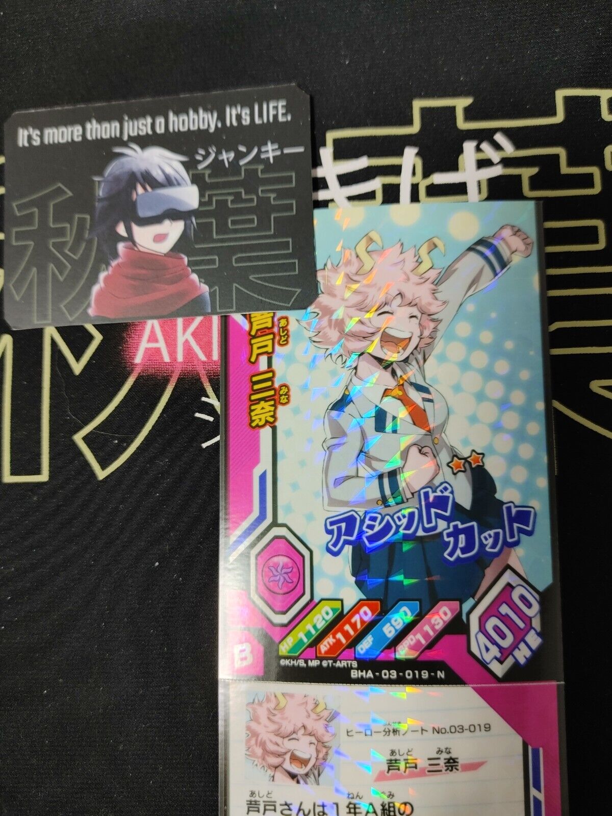 My Hero Academia Heroes Battle Rush Card Mina Ashido 03-019-N Japan