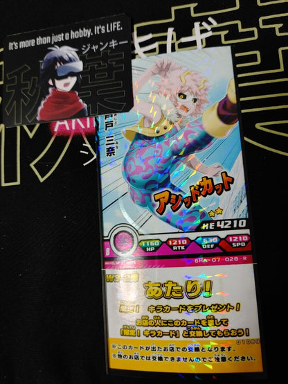 My Hero Academia Heroes Battle Rush Card Mina Ashido 07-021-R Japan