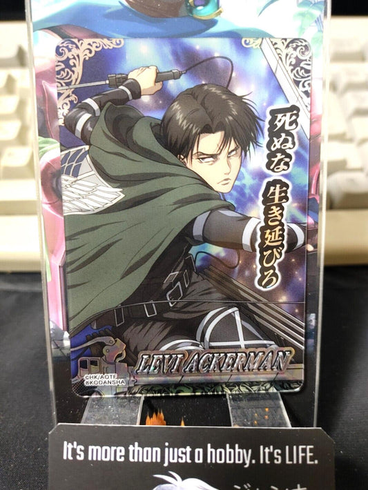 Attack on Titan Card Levi FOIL Japan Release