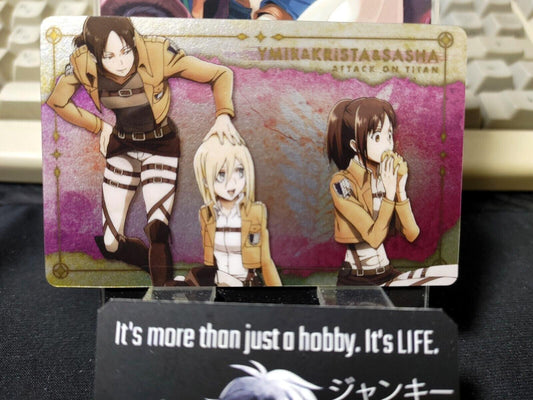 Attack on Titan Card Ymir Krista Sasha 23 Japan Collectible Release AoT