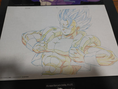 Anime Dragon ball Animation Cel Print Gogeta God Japan Limited Release