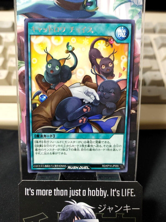 Cat-trois Choice RD/KP14-JP055 Rare Yu-Gi-Oh Rush Duel Yugioh JAPAN