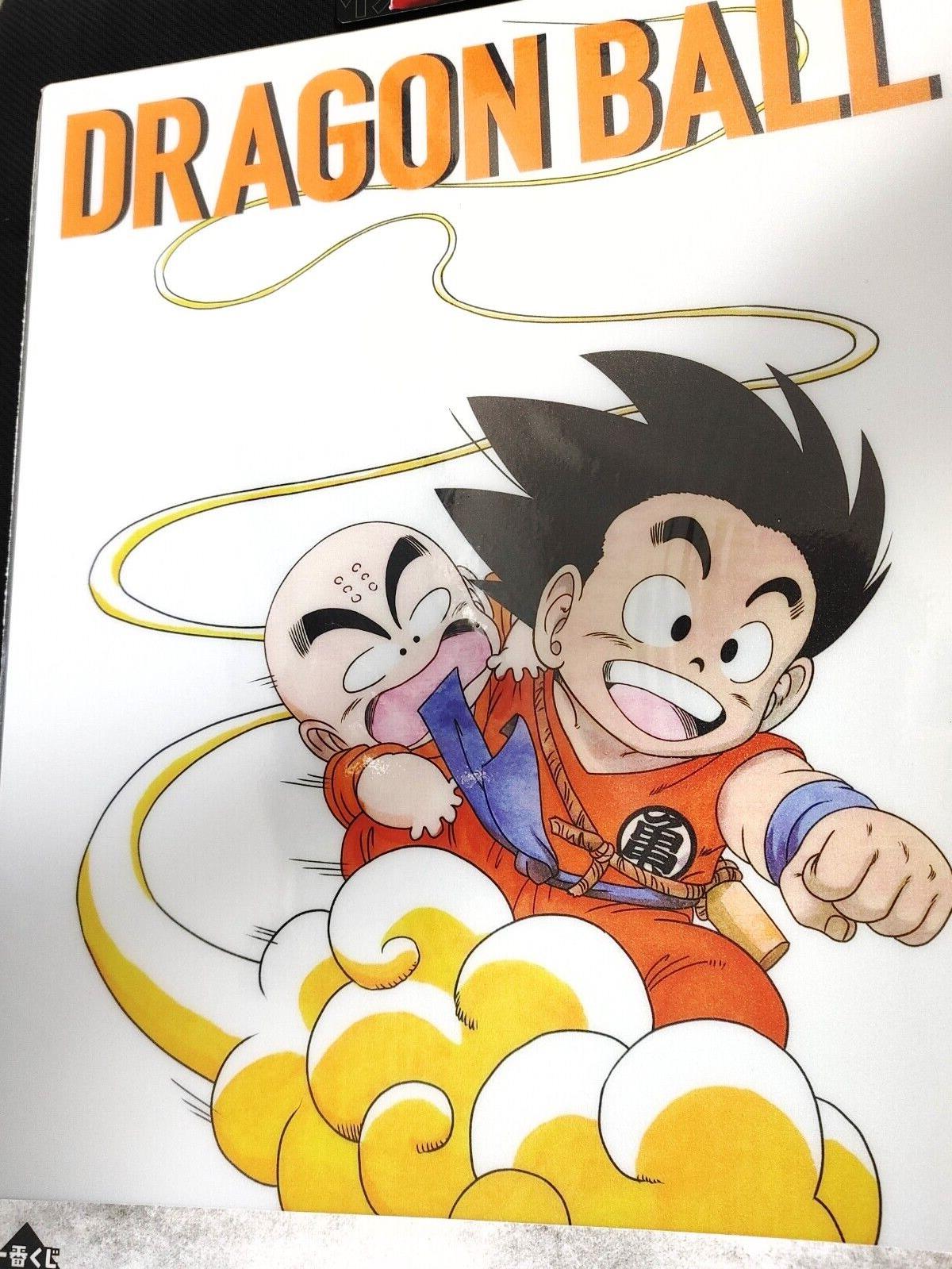 Anime Dragon Ball Goku Krillin B Design Visual Board Poster Japan Limited