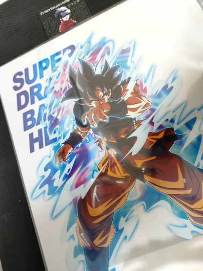 Super Dragon Ball Heroes B Design Clear Poster Japan Limited