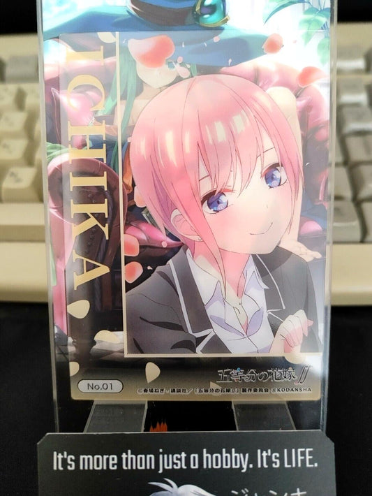 Quintessential Quintuplets Card Ichika Nakano Kawaii Japan Release