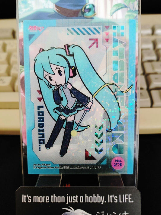 Hatsune Miku No. 23 Clear Card Vocaloid Kawaii Japan Release