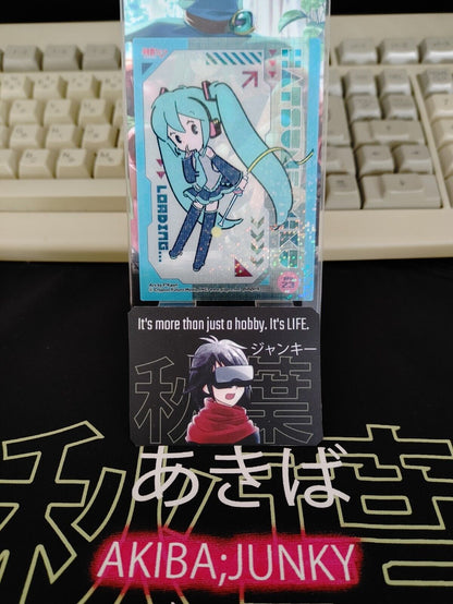 Hatsune Miku No. 23 Clear Card Vocaloid Kawaii Japan Release