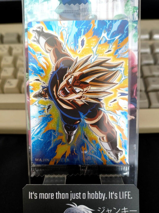 Dragon Ball Z Bandai Majin Vegeta #9 R FOIL Japanese Collector Card Japan