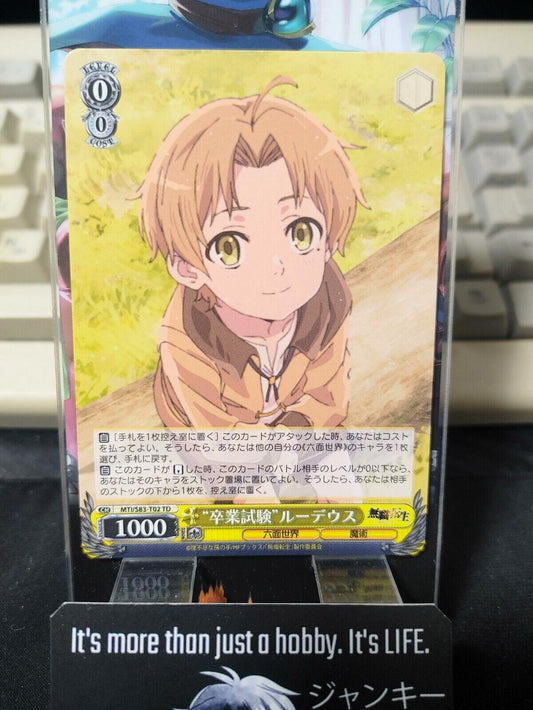 Weiss Schwarz Jobless Reincarnation Mushoku Tensei Rudy MTI/S83-T02 JAPAN